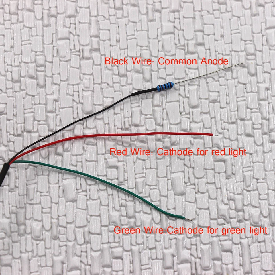5pcs Traffic Signals O Scale 1:43 LED Crosswalk Signal Road Street Red Green - Image 4 of 4