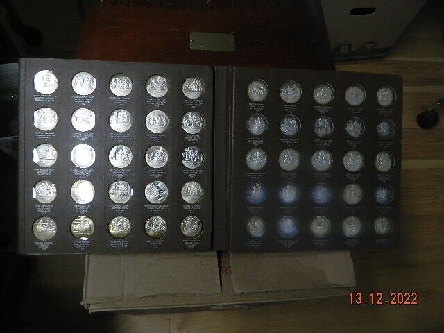 THE FRANKLIN MINT HISTORY OF THE AMERICAN REVOLUTION [SILVER THE FRANKLIN MINT HISTORY OF THE AMERICAN REVOLUTION [SILVER