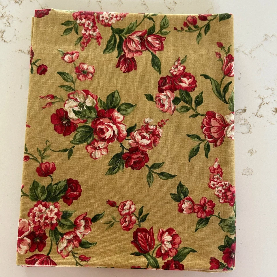 Tecido acolchoado Cranston rosas por Marie Osmond VIP 2006 kit incompleto EUA - Imagem 4 de 4