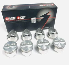 SEALED POWER Cast Flat Top 4vr Pistons Set/8 for Chevy 5.0L 305 +.030 bore