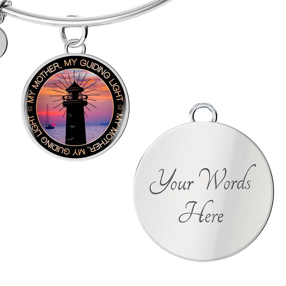 Personalized engraved mom online bracelet