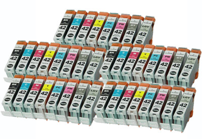 40 PK Premium Ink Cartridges for Canon CLI-42 Pixma Pro-100 Pro 100 Printer