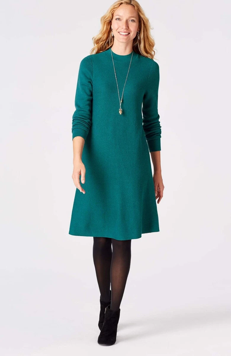 a line sweater dress