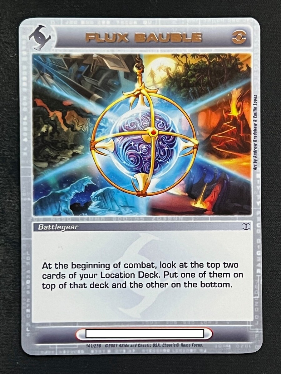 Chaotic 141/250 Flux Bauble Copper Letters Rare Battlegear