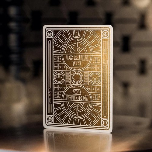 Star Wars Carte da Gioco - Lamina D'Oro Special Edizione Di theory11 Poker - Foto 6 di 8