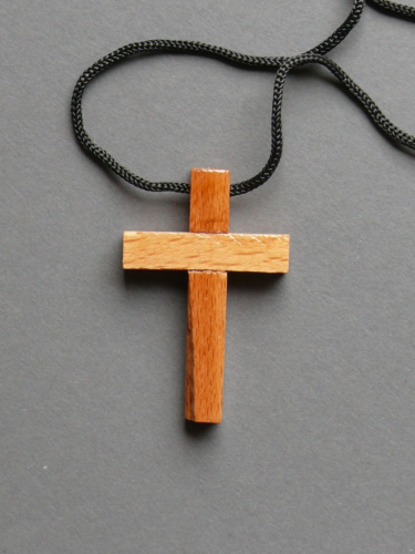 Holzkreuz aus Ägypten    6,1 x 3,9 cm  handgefertigt  (mit Textilband)    NEU - Bild 1 von 1