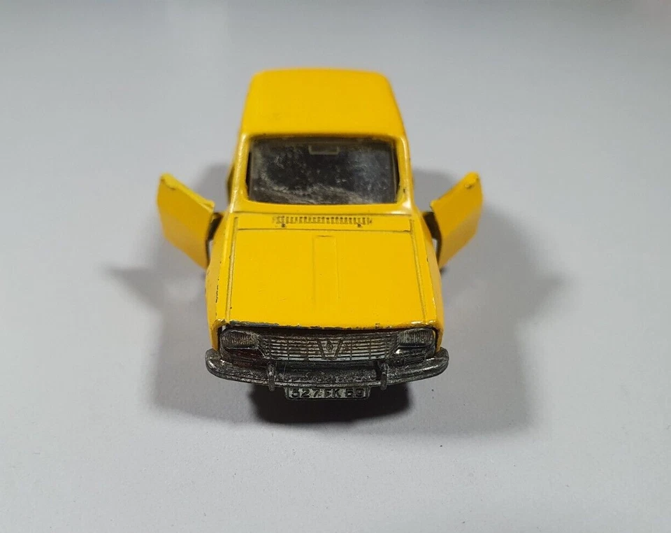 Renault 12 N°301886 Norev MiniJet Gialla Condizioni discrete - Immagine 3 di 3