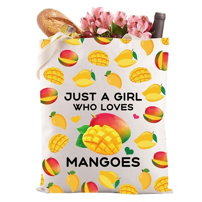 Gzrlyf Just a Girl Who Loves Mangoes Mango Makeup Bag Mango Lovers Mango Girl...