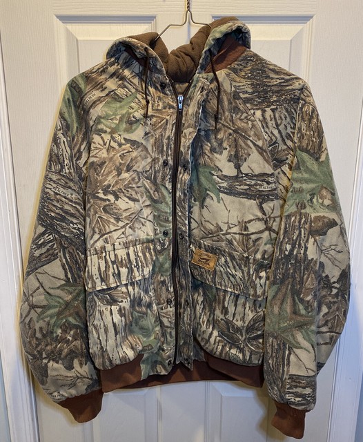 Duxbak Realtree Mens Used Hunting Camo Jacket Size Large | eBay