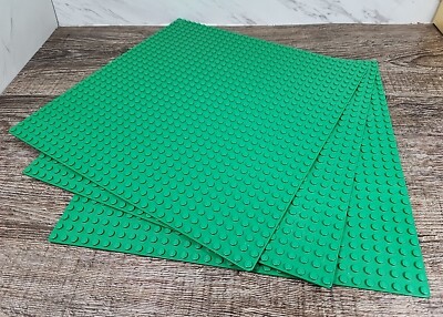 ☆LOT3☆ ~Authentic Green LEGO Base Plate 10x10 inch 32x32 Studs