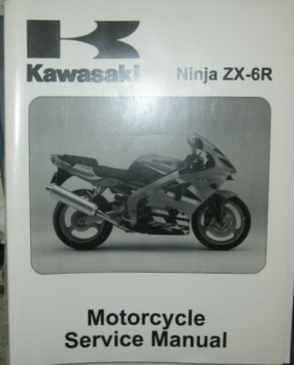 * Kawasaki Ninja ZX-6R ZX 6 R ZX636-A1 Service-Manual Dec. 2001  english 
