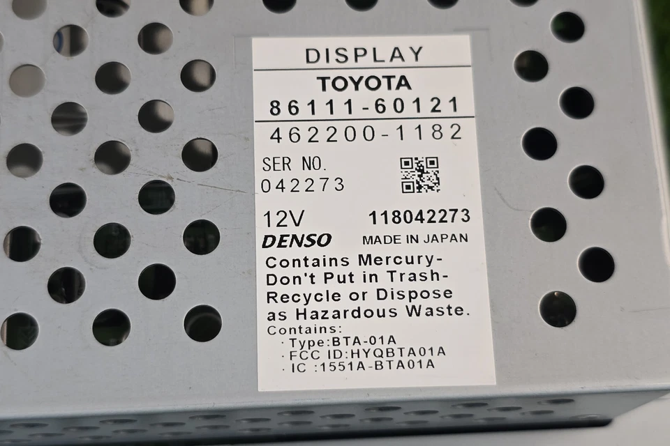 Lexus GX470 2004-2007 мульти дисплей навигации экран 86111-60121 оригинальный б/у - Изображение 3 из 4