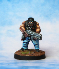 Biker Male. Mar / Helmet 28mm Metal Unpainted