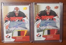 Tristan Lennox 2 Team Canada Juniors Patch Auto /199 Cards