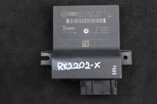 Audi A8 D3 4E 04-10 Can Gateway Diagnose Daten Steuergerät Steuergerät 4E0907468E