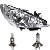 Halogen Scheinwerfer Rechts FüR Peugeot 307 3A/C 1.6 16V 1.4 3H 3E