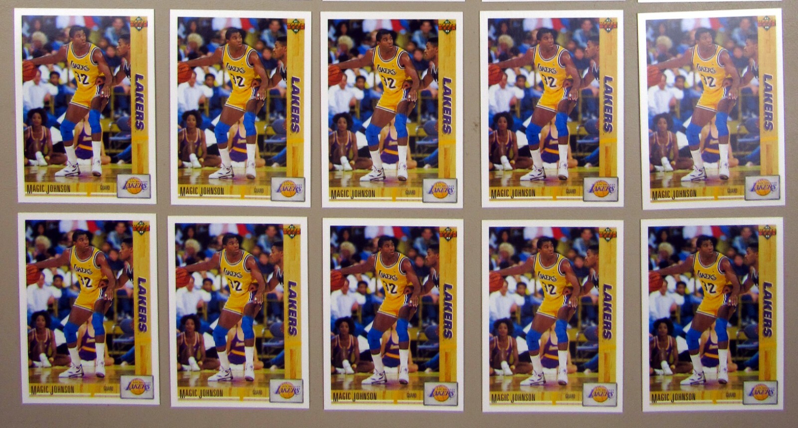 1991-92 Upper Deck #45 Magic Johnson Cards 10ct Basketball Card Lot 1001B