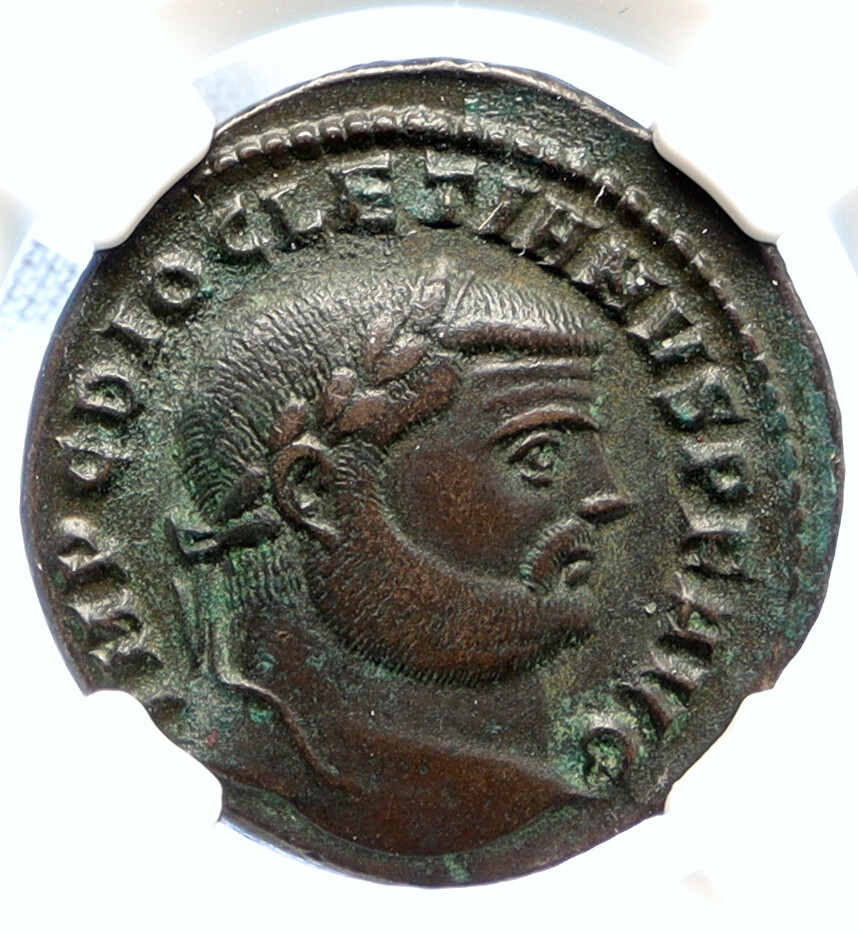 DIOCLETIAN Authentic Ancient 300AD Genuine Original Roman Coin