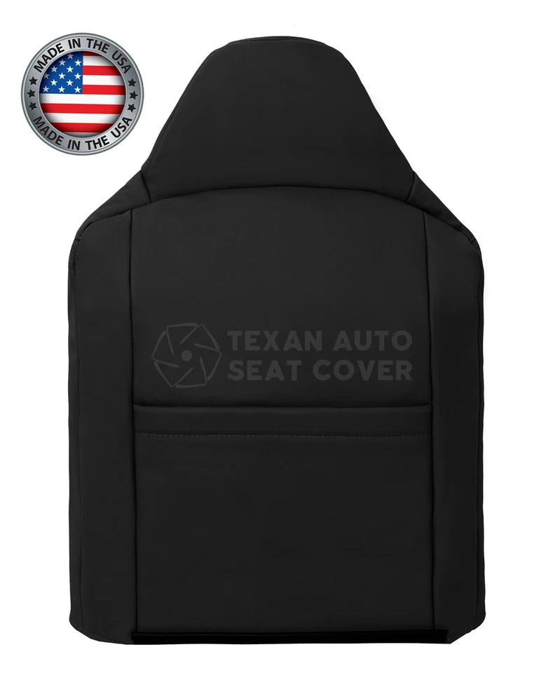 Ford Excursion Eddie Bauer 2005 cuero cubierta de asiento de repuesto 2 tonos tostado/negro Foto 4 de 4