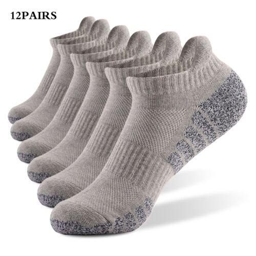 Socks Athletic Low-cut Sock Thick Knit Sock Outdoor Fitness Breathable Quick Dry - Picture 7 of 20