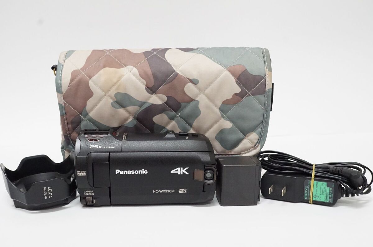 Panasonic HC-WX990M-K 4K Video Camera with 20x Optical Zoom Panasonic HC-WX990M-K 4K Video Camera with 20x Optical Zoom