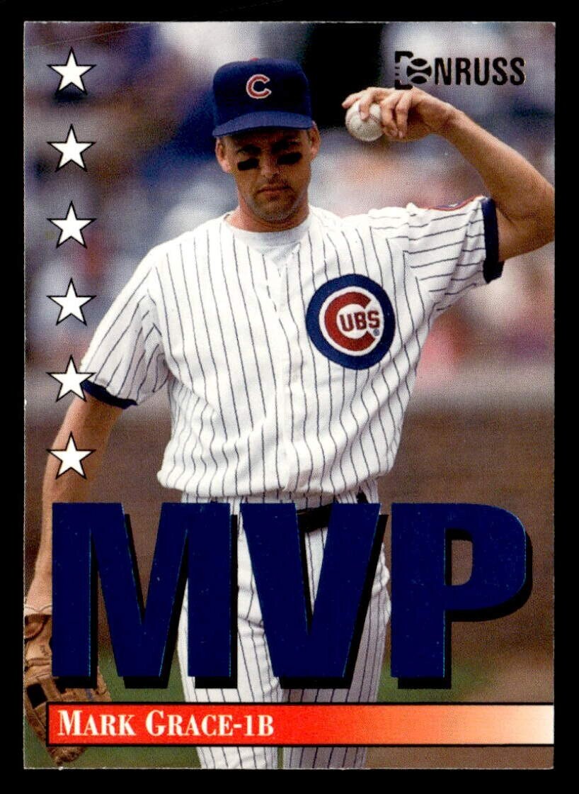 Mark Grace 1994 Donruss MVP Card #2 Chicago Cubs