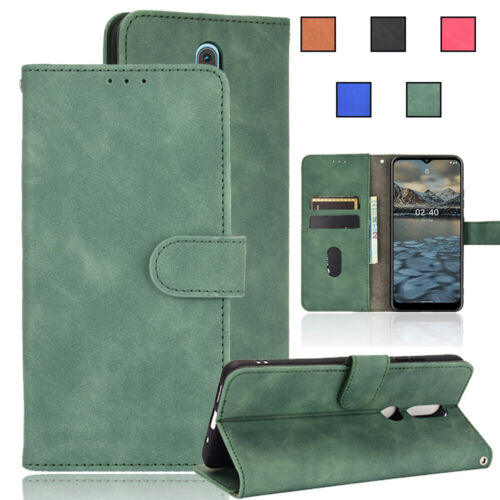 Magnetic Leather Flip Stand Card Wallet Case For Nokia C210 G42 X30 7.3 5.4 HND