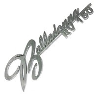 Passt Belladonna RV150 Kunststoff Chrom-Finish Abzeichen Emblem Aes