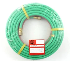 25 FEET Grade "R" 1/4" OxyFuel Welding & Cutting Twin Hose with BB Fittings SÜA