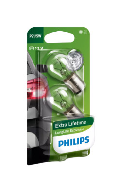 P21 21/5W BAY15d halogen PH-12499LLECOB2 12V PHILIPS