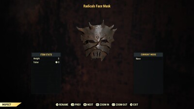 Radicals Face mask xbox