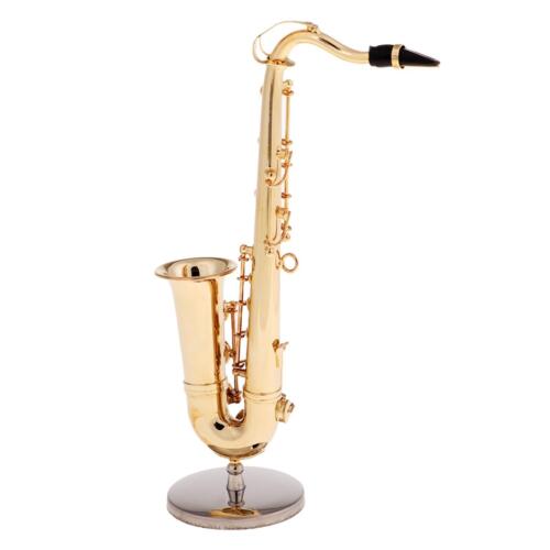 Miniature Mini Saxophone Model Mini Alto Saxophone Tenor for Ornaments - Picture 1 of 6