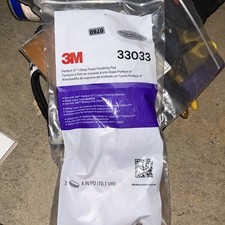 3M 33033 Finishing Pad, Foam, 4" Size, Pk2
