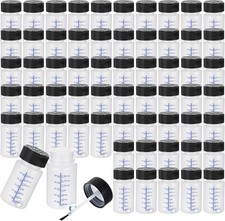 60 Pcs Touch up Paint Bottles with Brush and Lid Empty Touch up Bottle with M...