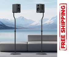 Universal Speaker Stands Pair, Satellite  Bookshelf Speaker Stands-28-38In Adju