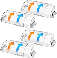 Magnetic Air Vent Deflector, 9 to 15 Inches Adjustable Clear Vent Cover Redire