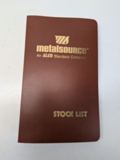 Metalsource ALCO Standard Company Stock List ADV151R 3 Rings Folder Binder