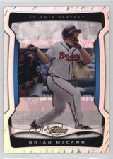 2009 Topps Finest Refractor Brian McCann #16 h6c