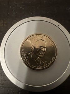 George Bush $1 Gold Plated  Coin #1