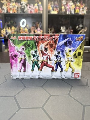 Power Rangers Lightspeed Rescue GoGoFive SHODO Super Action Figure BANDAI Japan