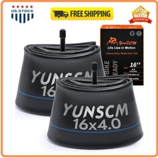 2 Pack 16x4.0 Fat Tire E-Bike Inner Tubes Schrader Valve 16 x 4.0 Bicycle Tube