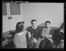 Washington DC Walter Spangenberg Student Council Meeting Woodrow Wilson HS 1943