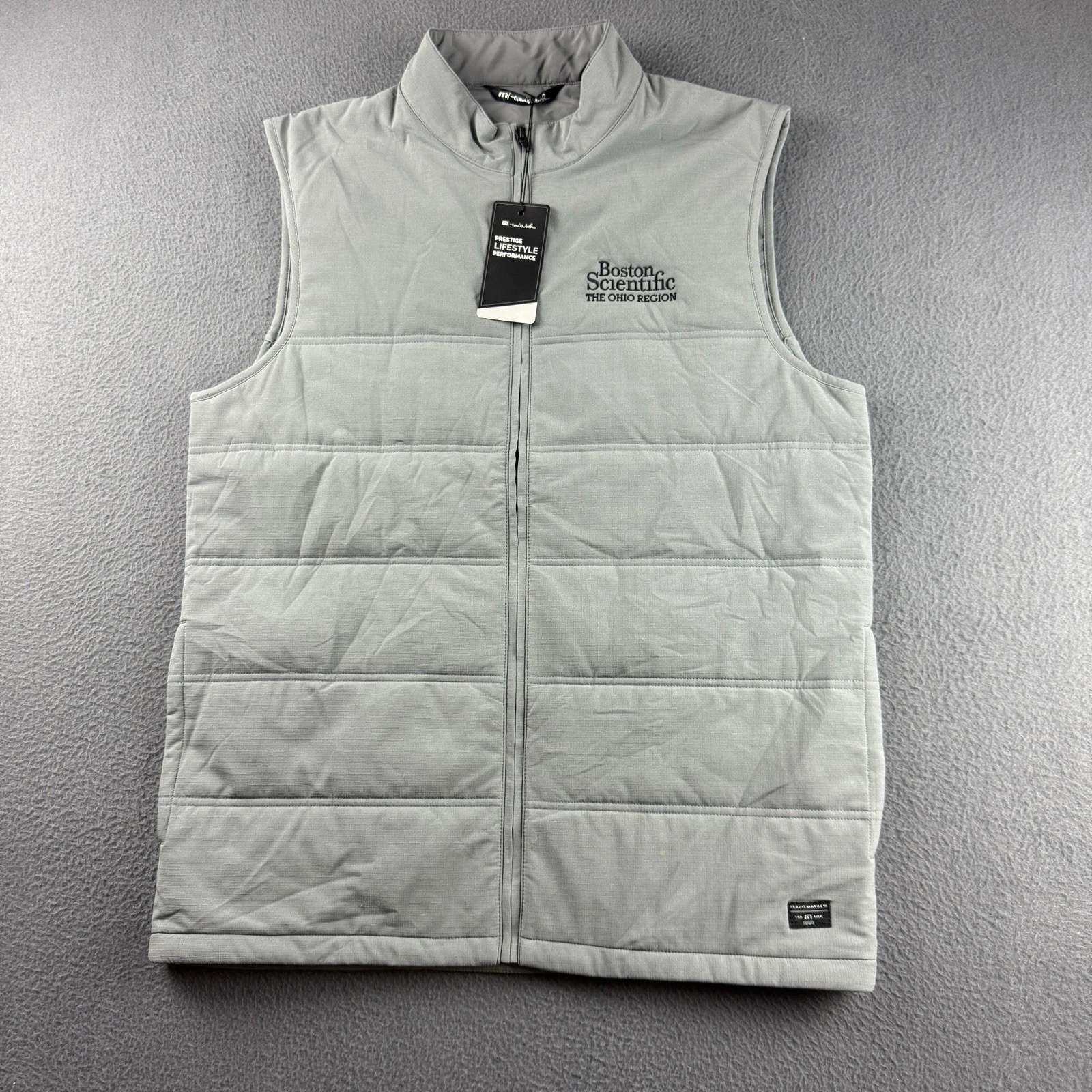 Travis Mathew Vest Men's L Gray Cold Bay Quiet Shade Puffer Golf TM1MW463 NEW
Opens in a new window