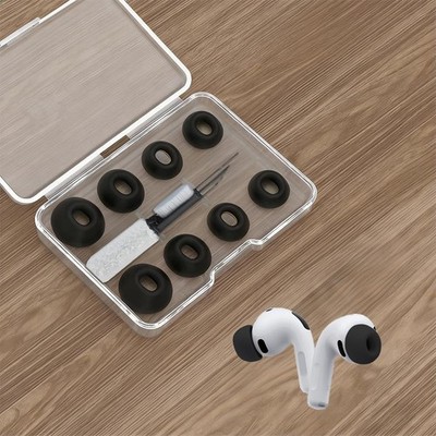 Memory Foam Tips for AirPods Pro 3, Anti-Slip Replacement Ear Tips with Clean...