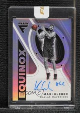 2020-21 Panini Flux Equinox Auto Silver Prizm 3/25 Maxi Kleber #EQ-MKL Auto 7f0
