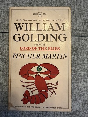 Good 1st Putnam Edition 'Pincher Martin' by William Golding - 1966 Paperback