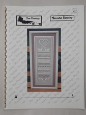 Graceful Serenity Cross Stitch Hardanger Counted Thread Pattern Paw Prints 2004