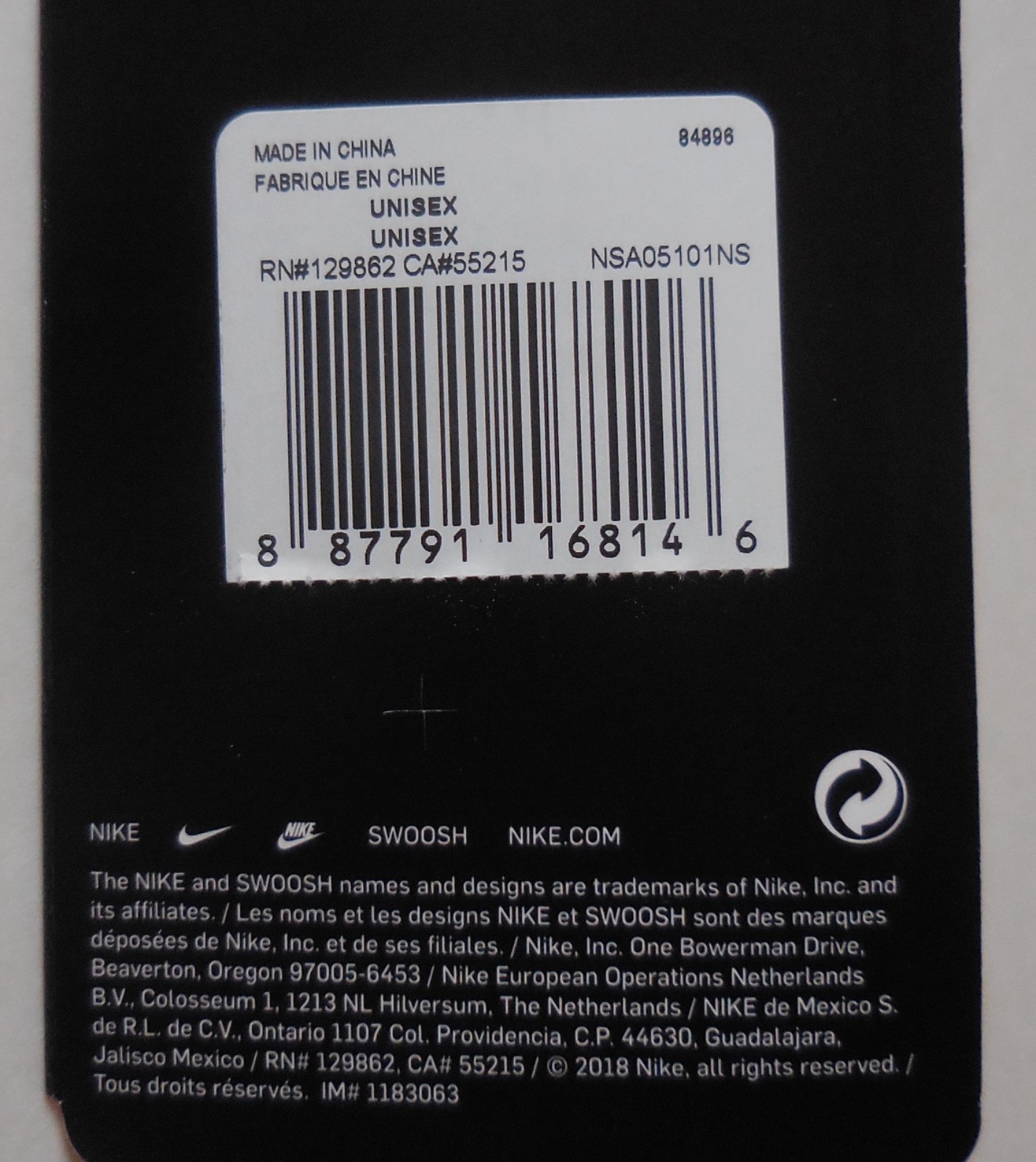 Nike Dual-Action Ball Pump White/Black