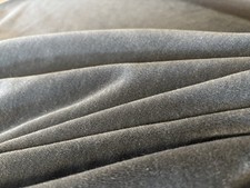 3 YARDS JB MARTIN NEVADA GRAPHITE GREY BORDEAUX MOHAIR VELVET UPHOLSTERY FABRIC