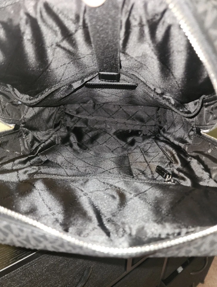 Michael Kors Cooper MK Logo PVC Leather Large Sporty Slingpack Backpack  - Image 4 of 4